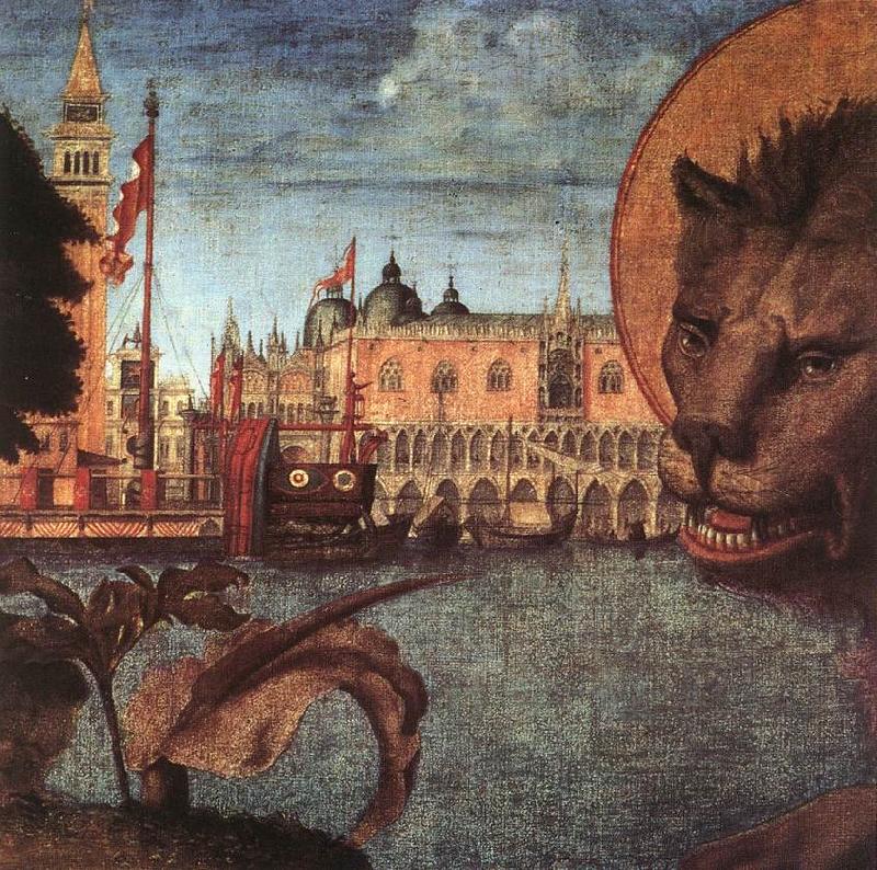 CARPACCIO, Vittore The Lion of St Mark (detail)